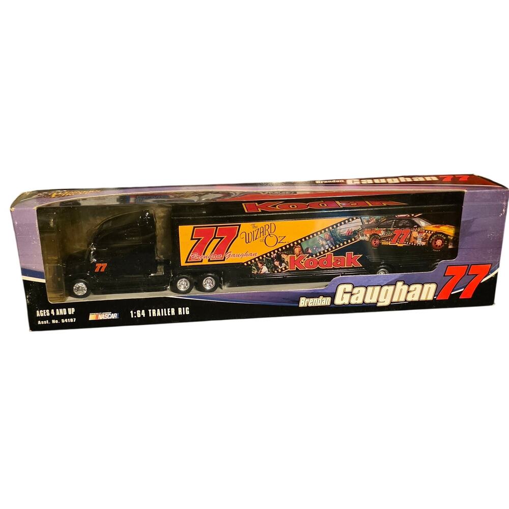 Brendan Gaughan #77 Kodak Wizard of Oz 1:64 Trailer Rig Winners Circle NASCAR